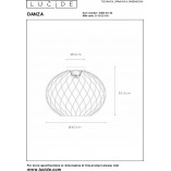 Plafon Lucide Danza 40cm Czarny - Loftowy Design