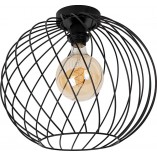 Plafon Lucide Danza 40cm Czarny - Loftowy Design