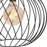 Plafon Lucide Danza 40cm Czarny - Loftowy Design