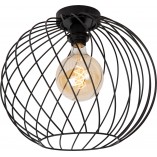 Plafon Lucide Danza 40cm Czarny - Loftowy Design