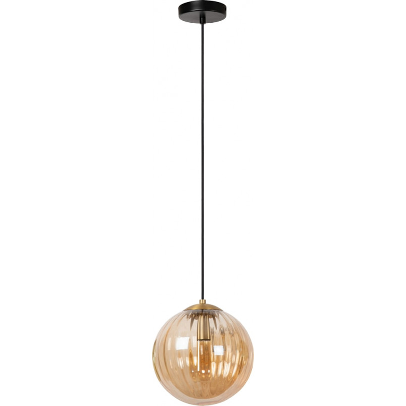 Lampa Wisząca Szklana Kula Monsaraz | Lucide - Bursztynowa