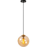 Lampa Wisząca Szklana Kula Monsaraz | Lucide - Bursztynowa