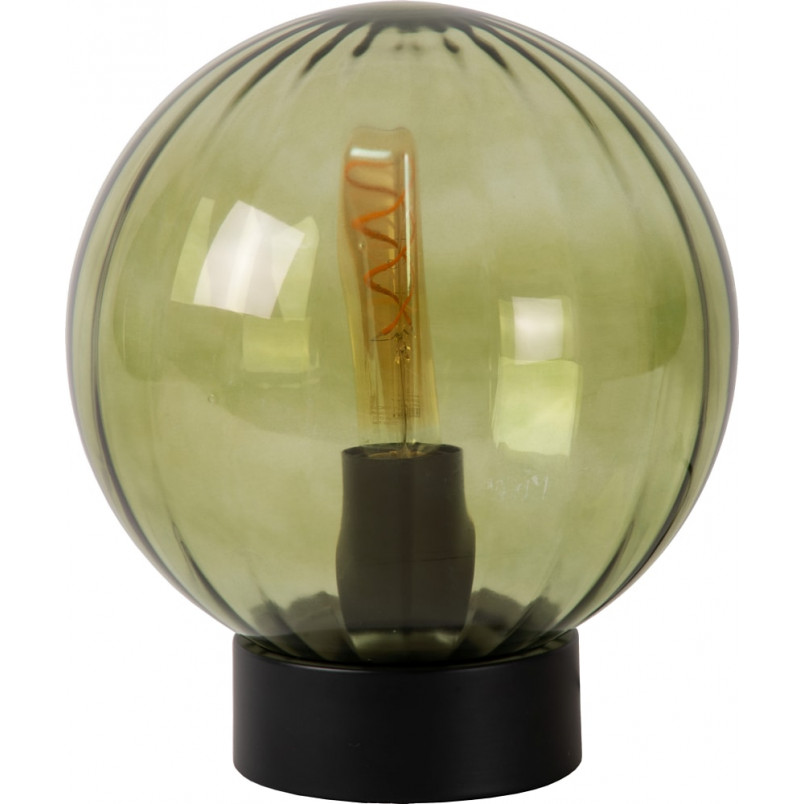 Lampa stołowa szklana Monsaraz zielona | Lucide