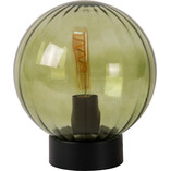 Lampa stołowa szklana Monsaraz zielona | Lucide