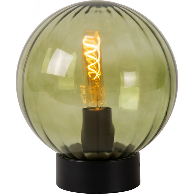 Lampa stołowa szklana Monsaraz zielona | Lucide