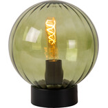 Lampa stołowa szklana Monsaraz zielona | Lucide