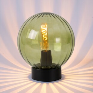 Lampa stołowa szklana Monsaraz zielona | Lucide