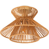 Plafon pleciony boho Tasman 32cm Lucide