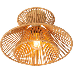 Plafon pleciony boho Tasman 32cm Lucide