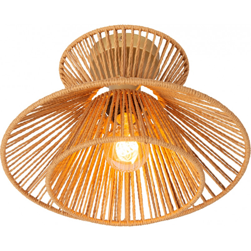 Plafon pleciony boho Tasman 32cm Lucide