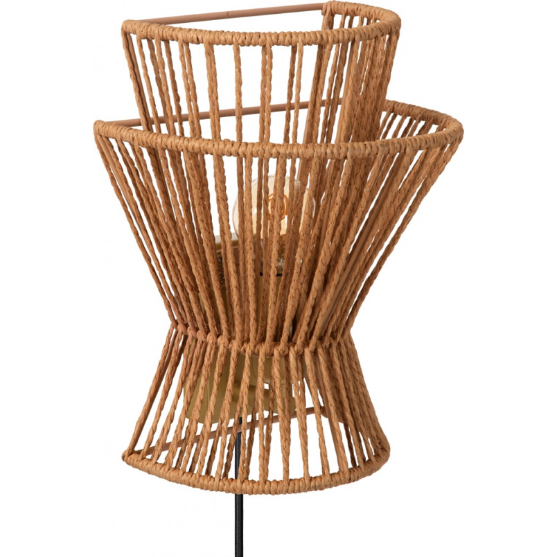 Kinkiet Boho Tasman Lucide | Brązowy, Papier | Kup online