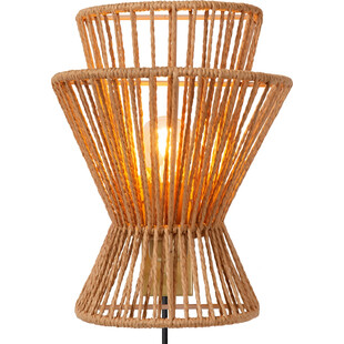 Kinkiet Boho Tasman Lucide | Brązowy, Papier | Kup online