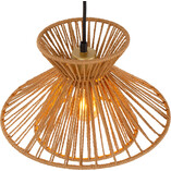Lampa Wisząca Boho Tasman III | Lucide - Brązowa, Papierowa