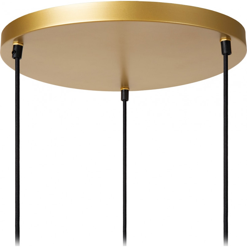 Lampa Wisząca Boho Tasman III | Lucide - Brązowa, Papierowa