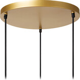 Lampa Wisząca Boho Tasman III | Lucide - Brązowa, Papierowa