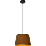 Lampa wisząca zielona Woolly Lucide | E27, regulowana wysokość
