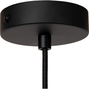 Lampa wisząca zielona Woolly Lucide | E27, regulowana wysokość