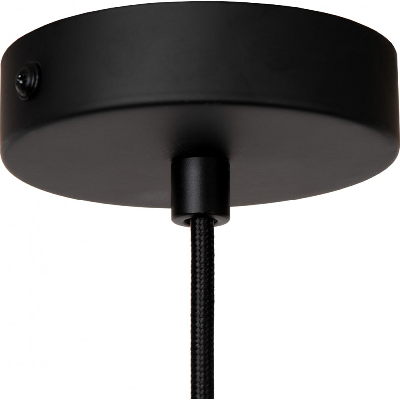 Lampa wisząca zielona Woolly Lucide | E27, regulowana wysokość