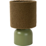 Lampa stołowa Woolly zielona Lucide | Elegancki design