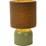 Lampa stołowa Woolly zielona Lucide | Elegancki design