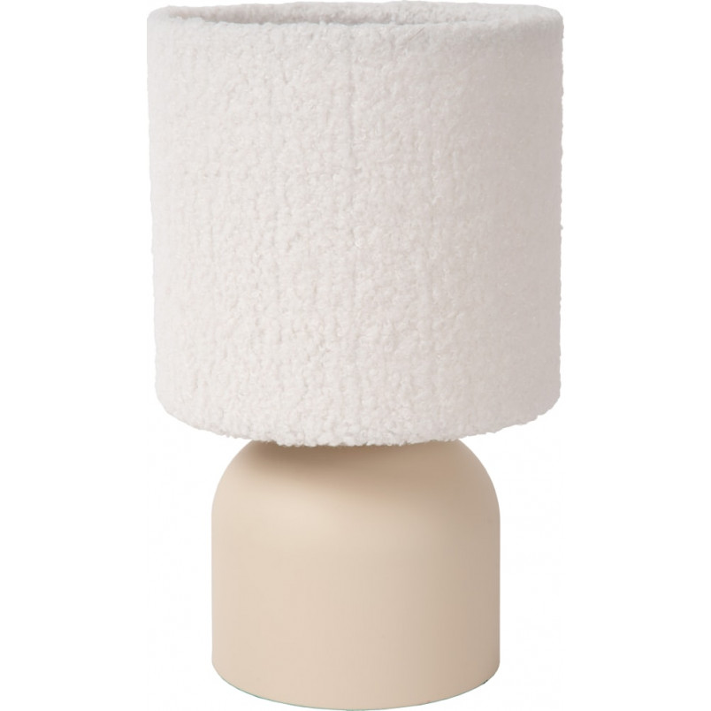 Lampa stołowa Woolly kremowa Lucide | Elegancki design