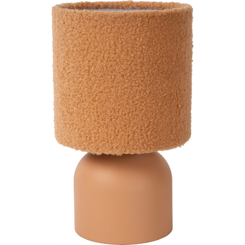 Lampa stołowa z wełnianym kloszem Woolly żółta Lucide