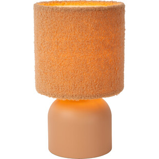 Lampa stołowa z wełnianym kloszem Woolly żółta Lucide