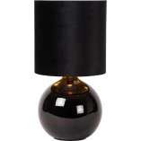 Lampa stołowa szklana podstawa Esterad czarna Lucide