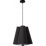 Lampa wisząca z 3 abażurami Gregory 34cm czarna Lucide