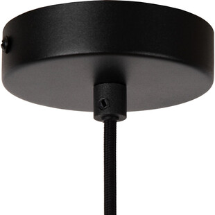 Lampa wisząca z 3 abażurami Gregory 34cm czarna Lucide