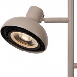 Lampa podłogowa podwójna loft Sensas kremowa Lucide