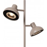 Lampa podłogowa podwójna loft Sensas kremowa Lucide