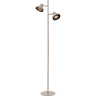 Lampa podłogowa podwójna loft Sensas kremowa Lucide