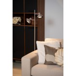 Lampa podłogowa podwójna loft Sensas kremowa Lucide