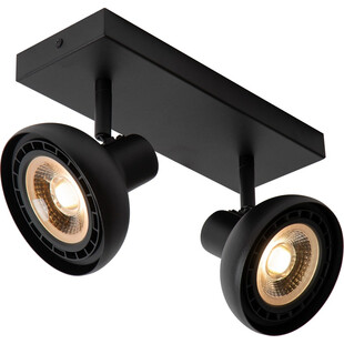 Reflektor sufitowy loft Sensas II czarny Lucide