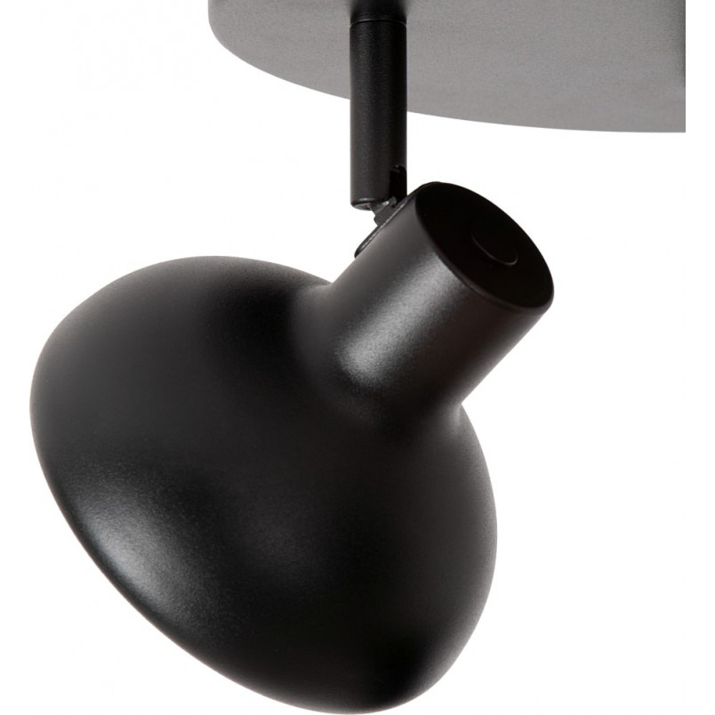 Reflektor sufitowy loft Sensas III czarny Lucide