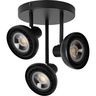 Reflektor sufitowy loft Sensas III czarny Lucide