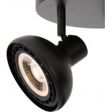 Reflektor sufitowy loft Sensas III czarny Lucide
