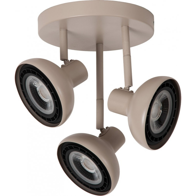 Reflektor sufitowy loft Sensas III kremowy Lucide