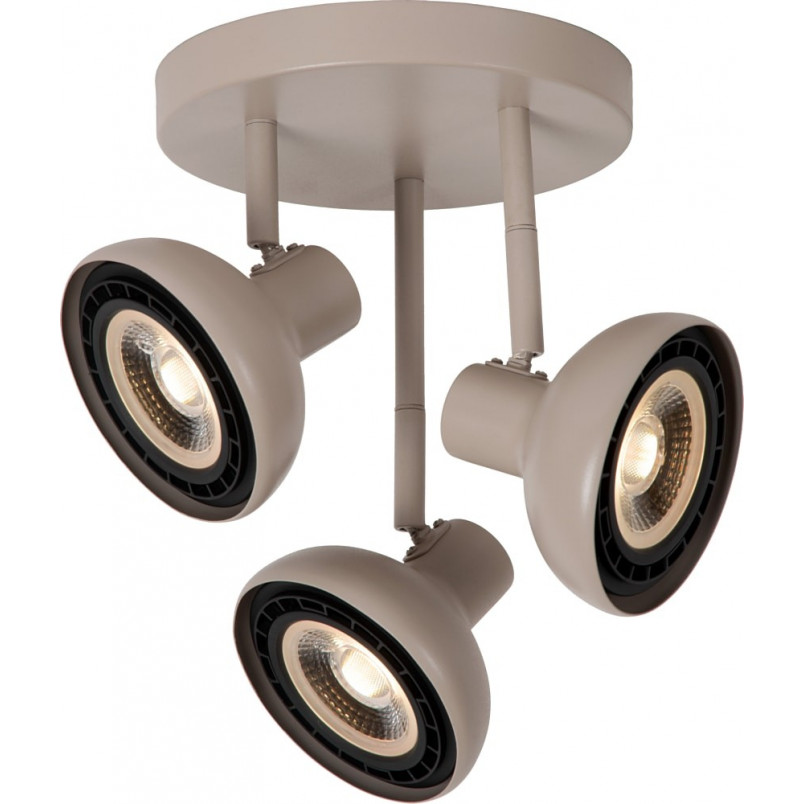 Reflektor sufitowy loft Sensas III kremowy Lucide