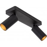 Reflektor sufitowy Clubs II czarny | Lucide - Sklep Lamp