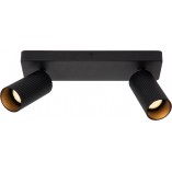 Reflektor sufitowy Clubs II czarny | Lucide - Sklep Lamp