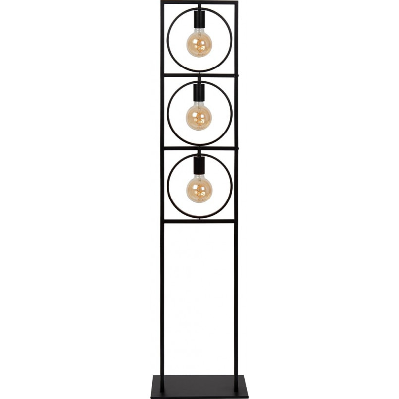 Lampa podłogowa loft Suus czarna | Lucide - Sklep Lamp