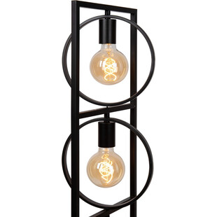 Lampa podłogowa loft Suus czarna | Lucide - Sklep Lamp