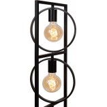 Lampa podłogowa loft Suus czarna | Lucide - Sklep Lamp