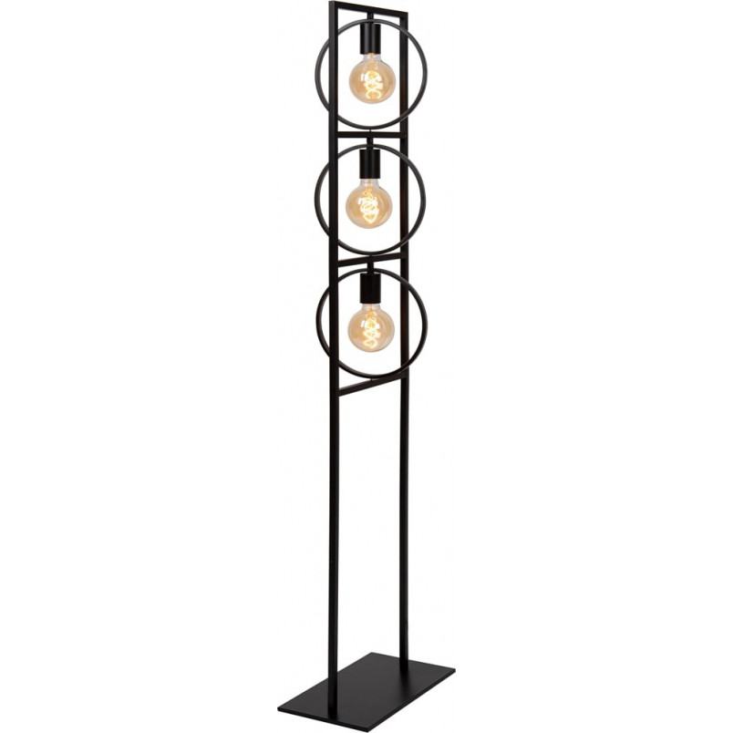 Lampa podłogowa loft Suus czarna | Lucide - Sklep Lamp