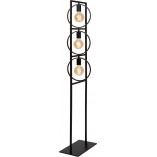 Lampa podłogowa loft Suus czarna | Lucide - Sklep Lamp