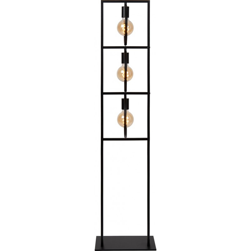 Lampa podłogowa loft Suus czarna | Lucide - Sklep Lamp