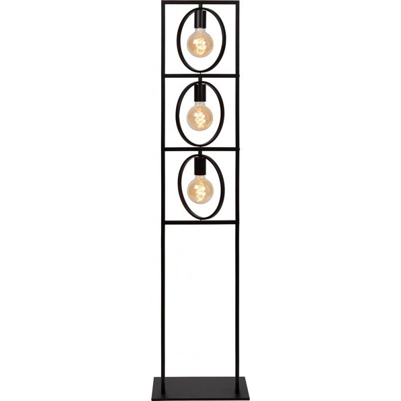Lampa podłogowa loft Suus czarna | Lucide - Sklep Lamp