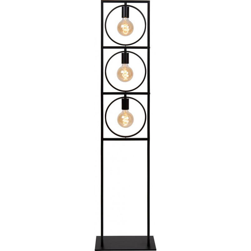 Lampa podłogowa loft Suus czarna | Lucide - Sklep Lamp